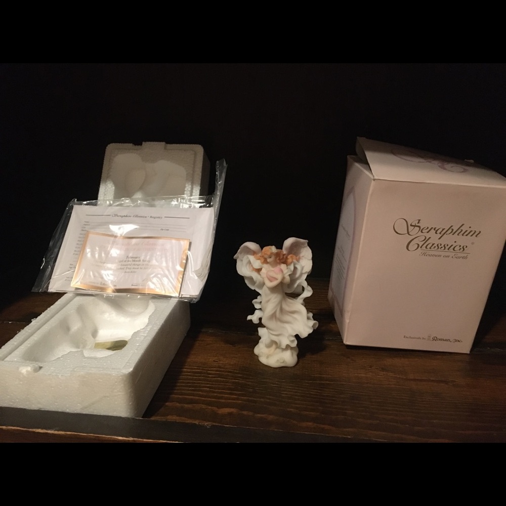 Seraphim angel- February Angel of the Month-EUC-includes original box and papers
